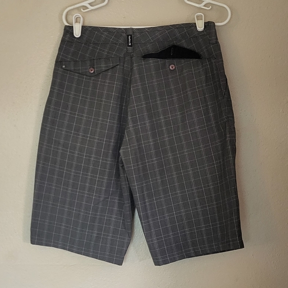 Hurley Men's Plaid Shorts - Picture 2 of 3